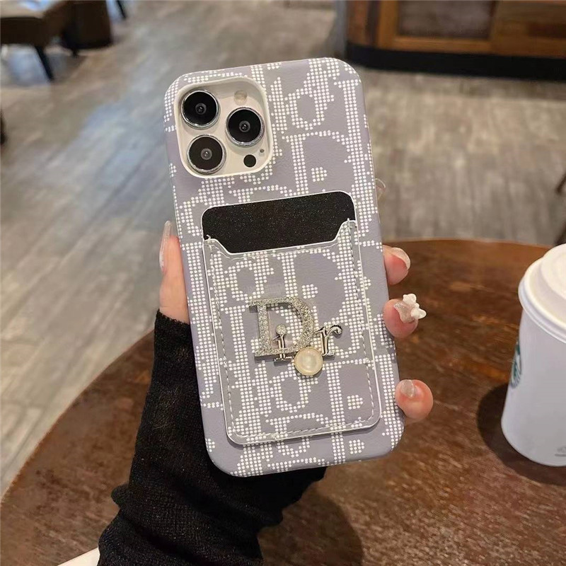 ディオール iphone16/16pro/15/15proケース オブリークサドル dior 風