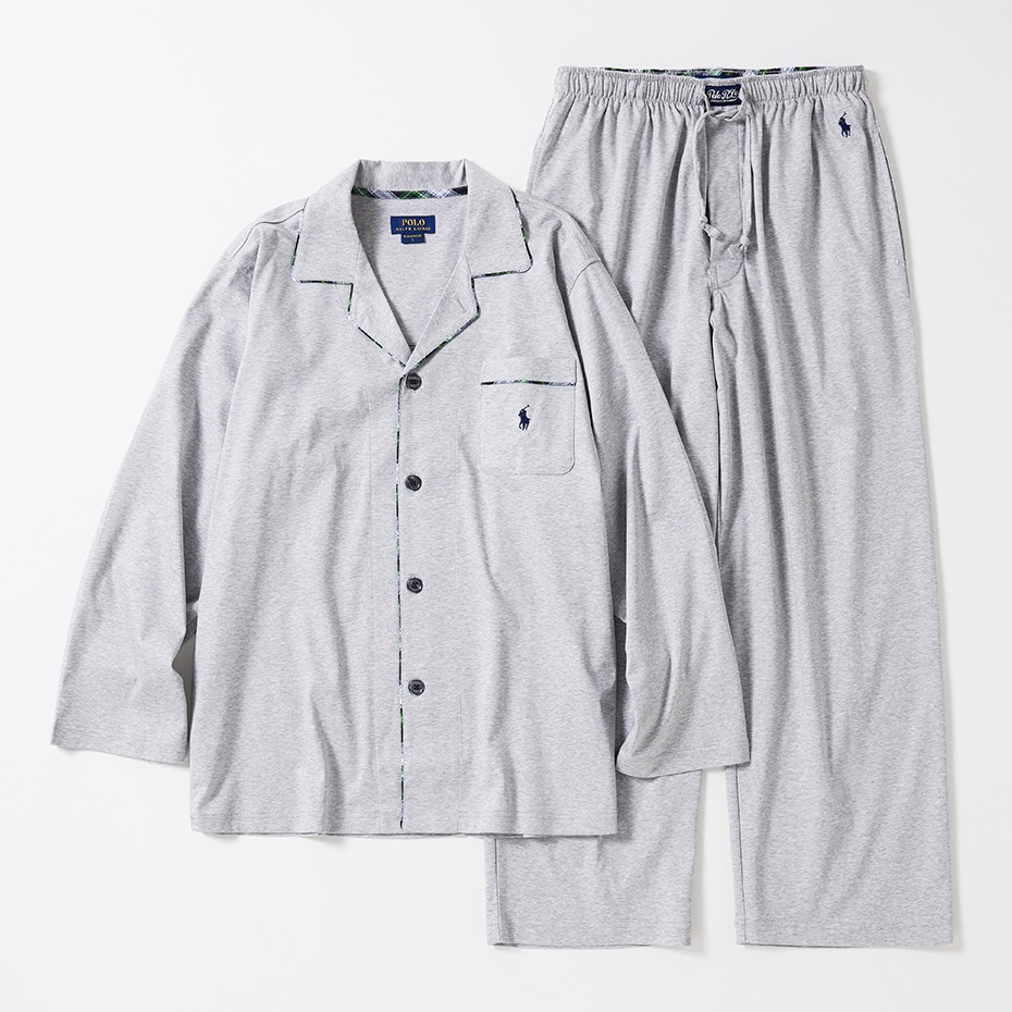 ジャージーニットパジャマ ヘザーグレー | ポロ ラルフ ローレン