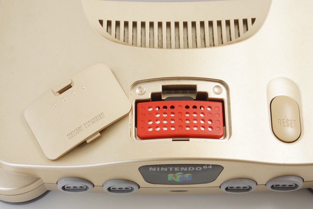 Nintendo 64 GOLD Console Boxed wz Expansion Pak Tested System Game