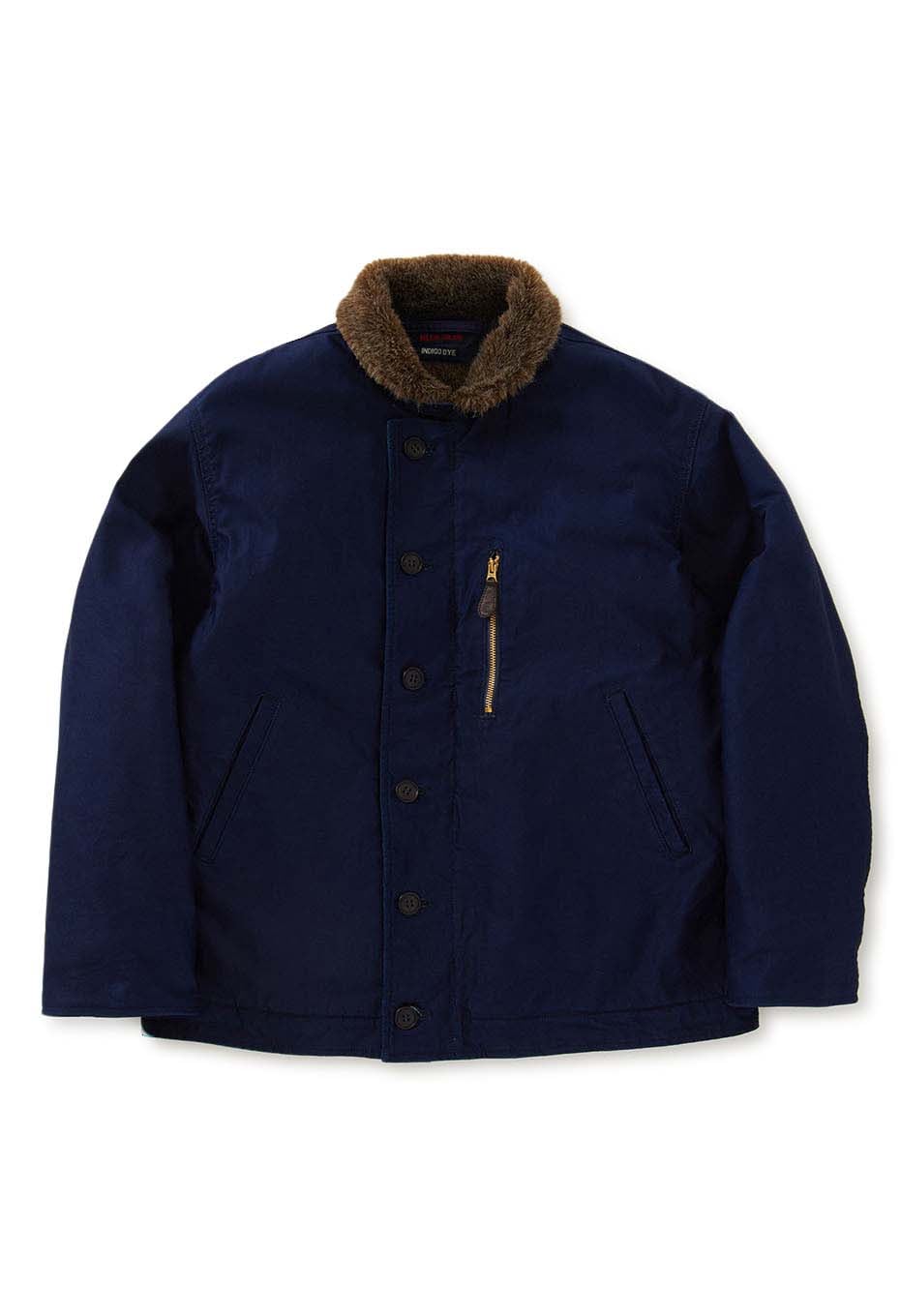 MOD INDIGO ライトジャーマンクロス デッキジャケット | BLUE BLUE