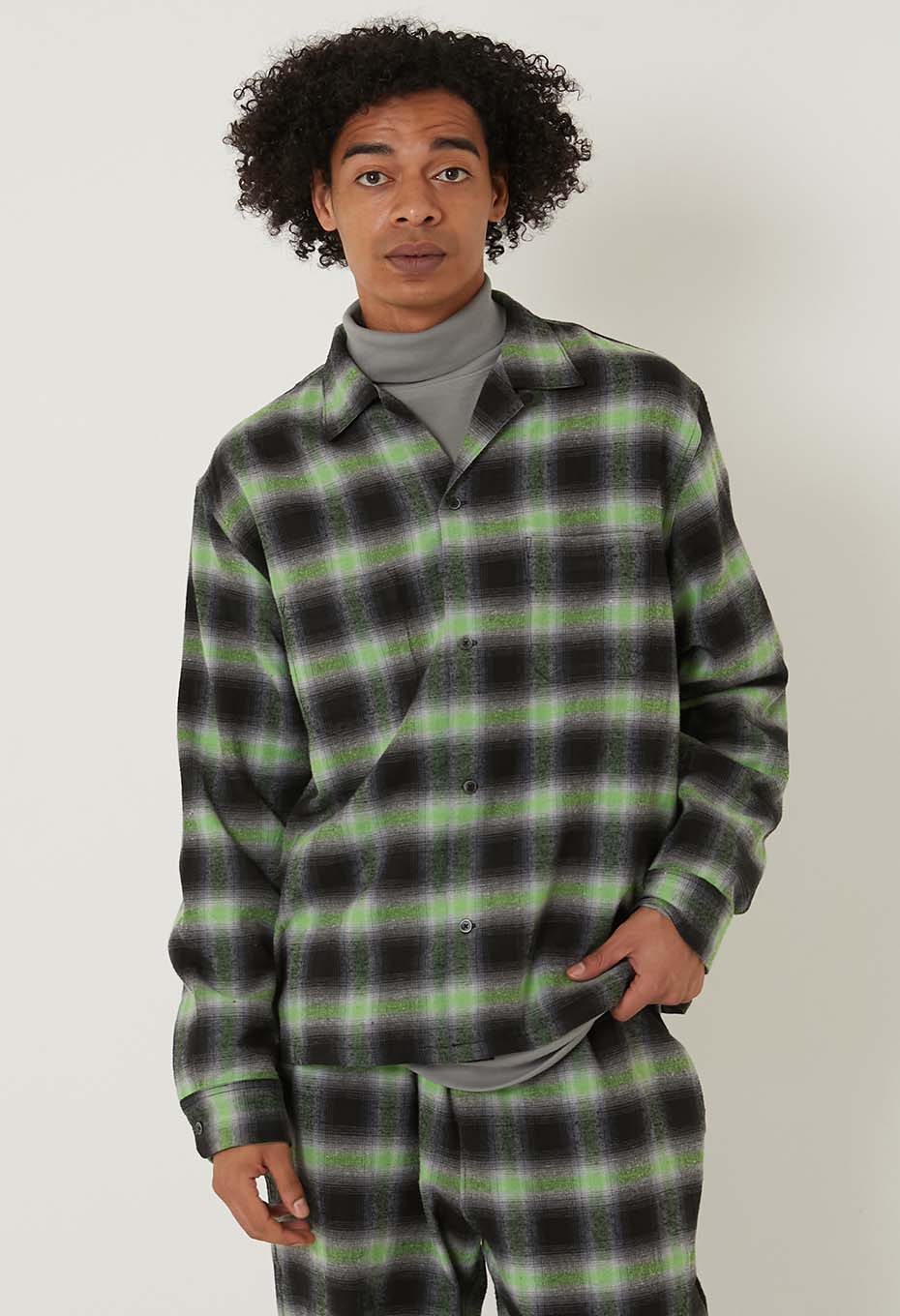 TOWNCRAFT × HIGH! STANDARD /TC24FW-06SL1 60s ROOP COLLAR FLANNEL