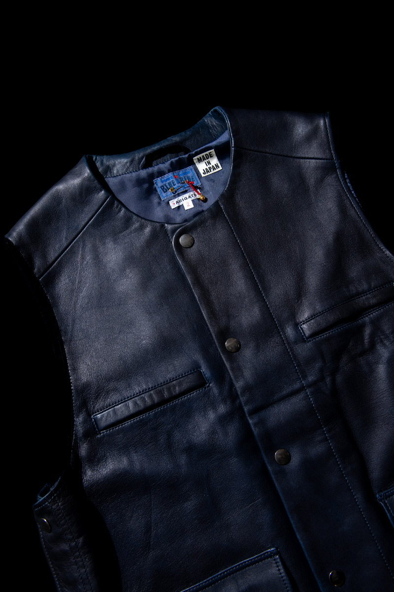 INDIGO SHEEP LEATHER SERIES | インディゴシープレザー | BLUE BLUE