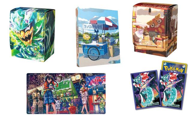 お祭りを楽しむ“ゼイユ＆スグリ”のプレイマットも！『ポケカ』4月26日