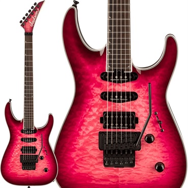 Jackson Pro Plus Series Soloist SLA3Q (Fuschia Burst/Ebony