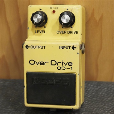 BOSS VINTAGE OD-1 Over Drive Long Dash Silver Screw '81 ｜イケベ