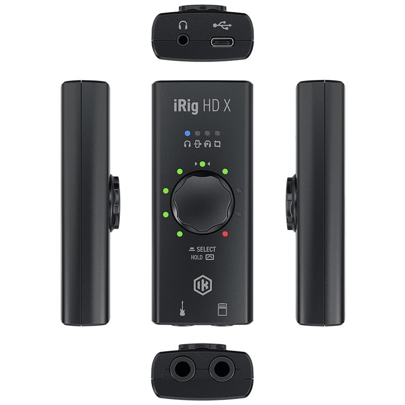 IK Multimedia iRig HD X(モバイル・ギター向けUSB-Cオーディオ