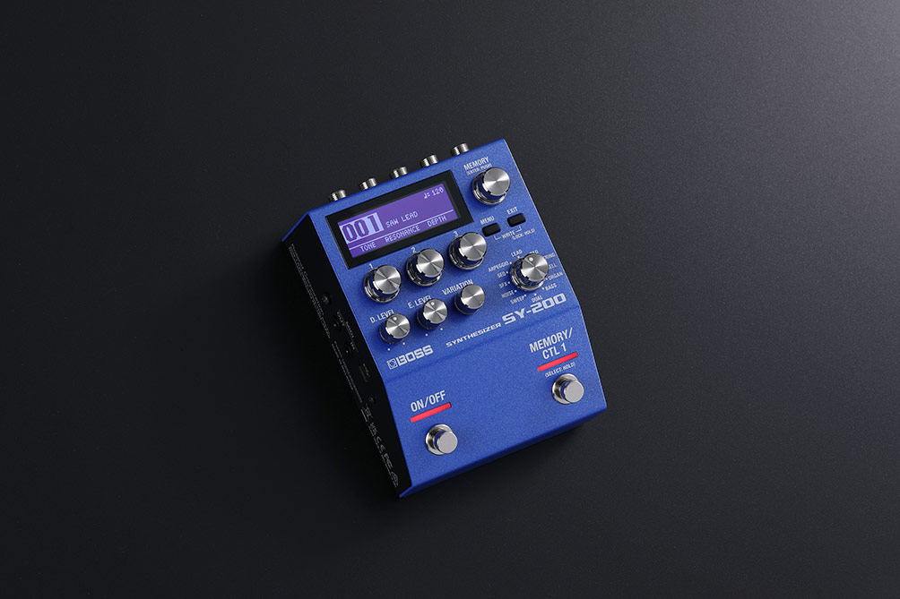 BOSS】次世代ペダル“200シリーズ”に新星 SY-200 Synthesizerが登場