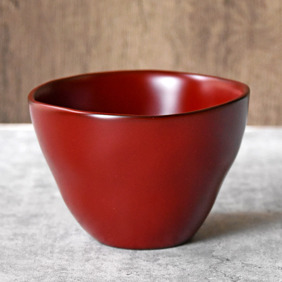 八角形 漆器トレイ 赤 正角トレー（赤）｜漆器の島安【うるわしうるし