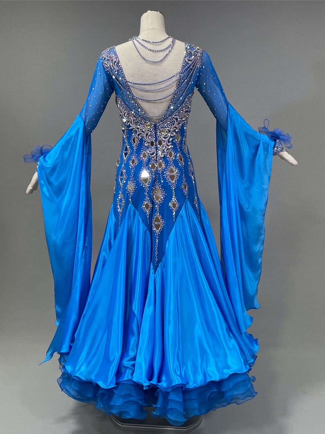 専用♡美品◇ICHIOKU 社交ダンスドレス ワンピース 花柄 スパンコール