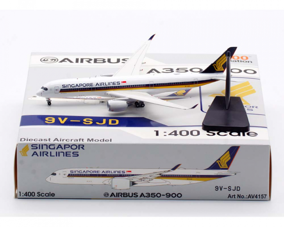 www.JetCollector.com: Singapore Airlines A350-900 9V-SJD w/stand 1