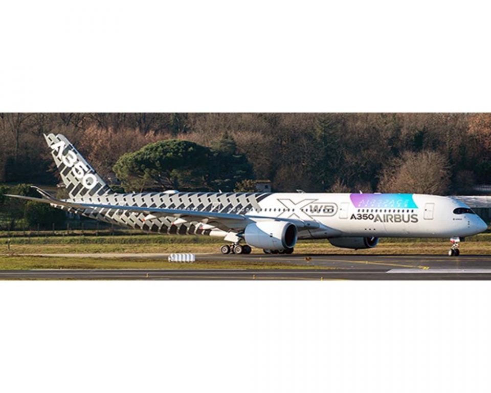 www.JetCollector.com: Airbus House Colors A350-900 Flaps F-WWCF 1