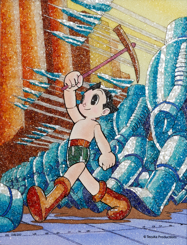 ジュエリー絵画『鉄腕アトム』2