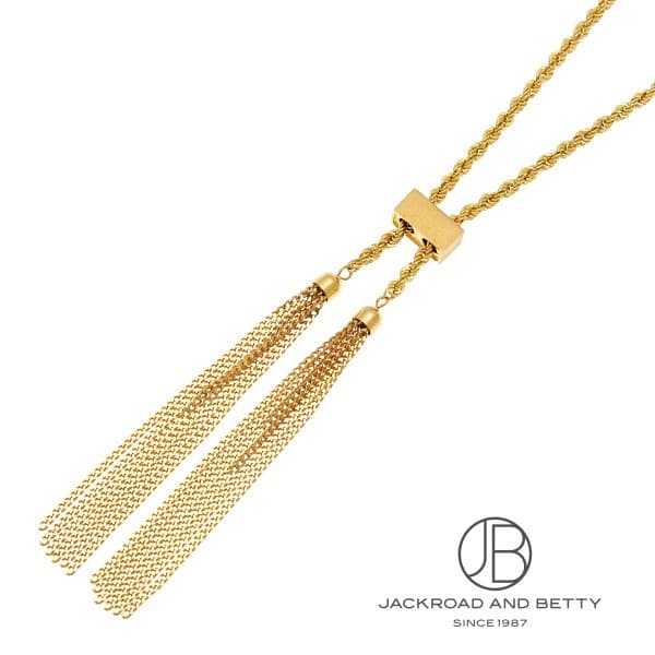 K18 ロープ チェーン ロング ネックレス[] K18 Chain Long Necklace