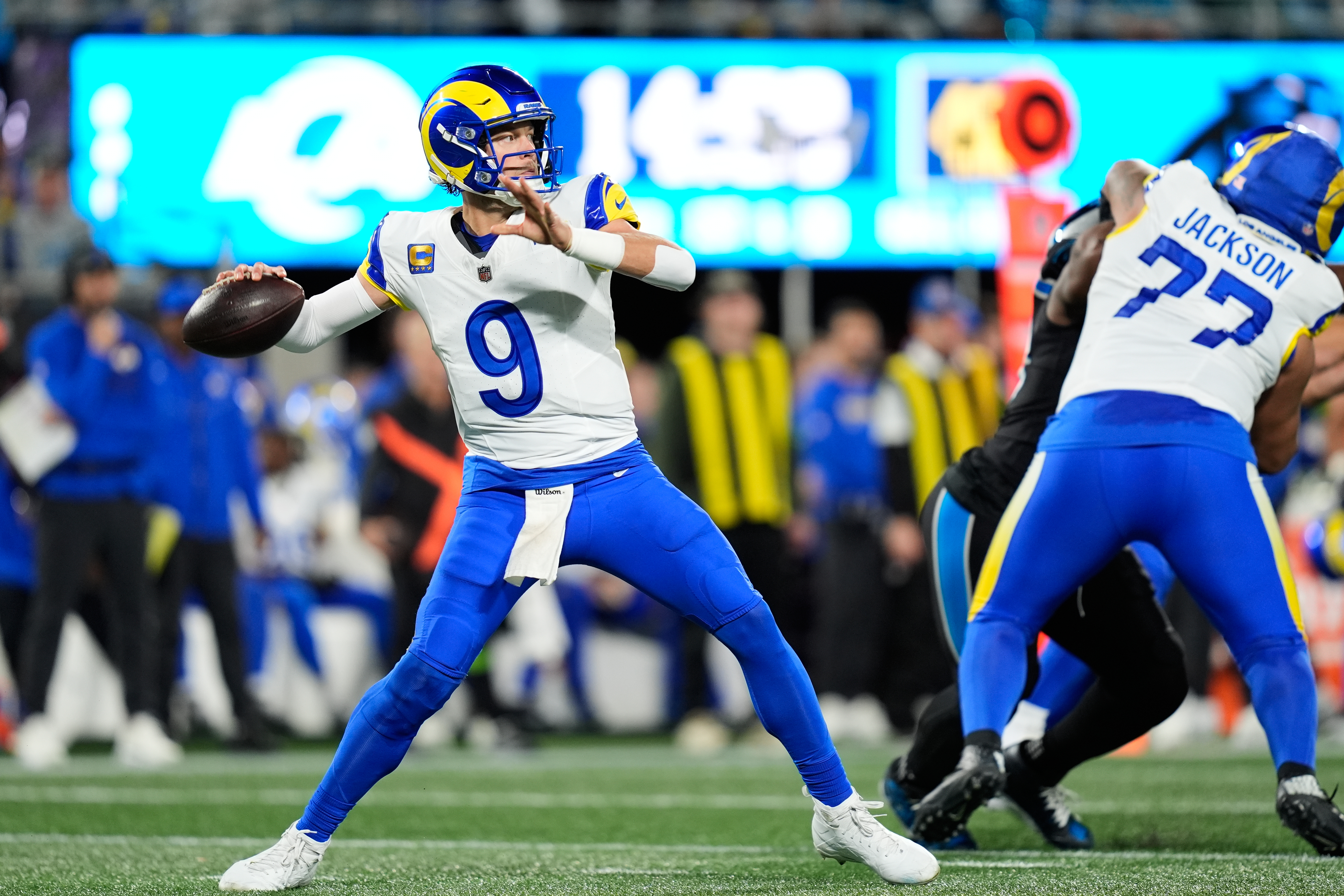 Matthew Stafford leads Rams past Panthers in NFC wild-card round