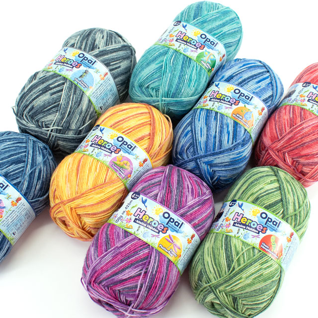 毛糸 Opal-オパール- ヒーローズ 4ply/4本撚り 11540.ウィリー