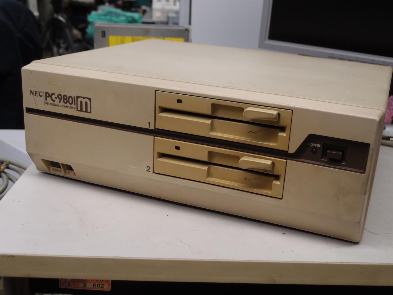 NEC用 PC-9801DX 5インチFD2基 正常起動、FD初期化OK、 NEC用 PC