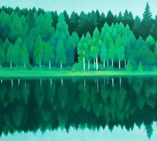 東山魁夷 朝静 | 絵画など美術品の販売と買取 | 東京・銀座 おいだ美術