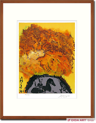 三岸節子 花瓶の花 | 絵画など美術品の販売と買取 | 東京・銀座 おいだ美術