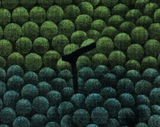 浜口陽三 緑と紫のぶどう | 絵画など美術品の販売と買取 | 東京・銀座