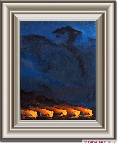 加藤東一 鵜飼 | 絵画など美術品の販売と買取 | 東京・銀座 おいだ美術