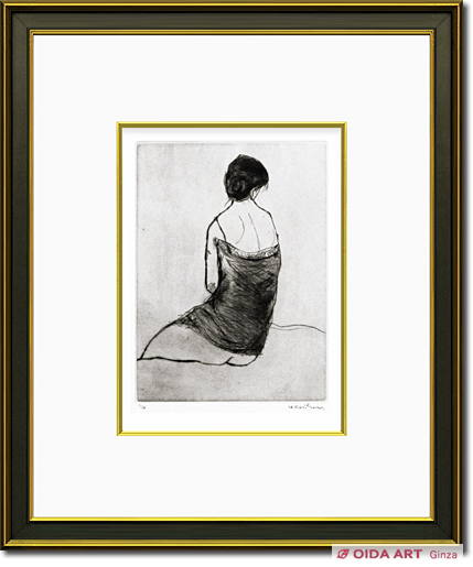 栗原一郎 背中1 | 絵画など美術品の販売と買取 | 東京・銀座 おいだ美術