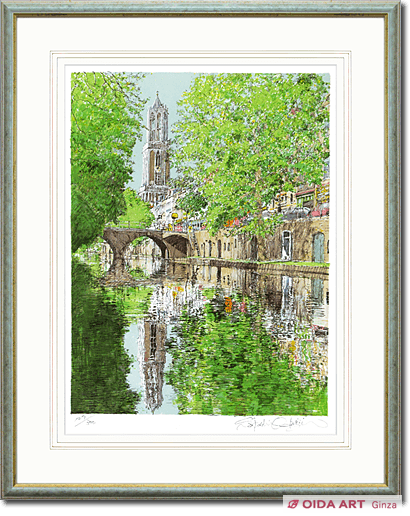 小田切訓 初夏のユトレヒト | 絵画など美術品の販売と買取 | 東京