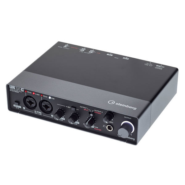 Steinbergの高品質なオーディオインターフェイスUR24C！初心者の方にも