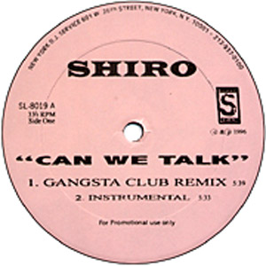 SHIRO CAN WE TALK シングル Amazon.co.jp: Can We Talk: ミュージック