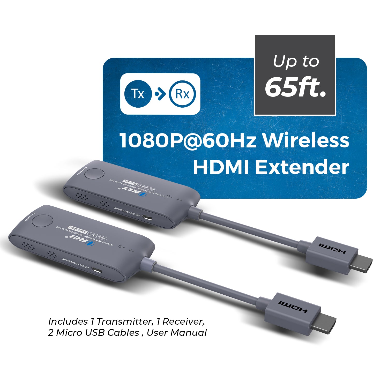 Wireless HDMI Extender Transmitter & Receiver Up to 1080p@60Hz