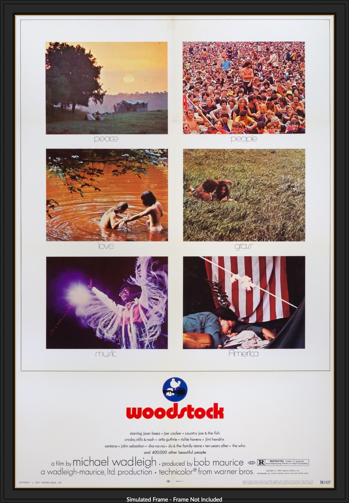 Woodstock (1970) Original One-Sheet Movie Poster - Original Film