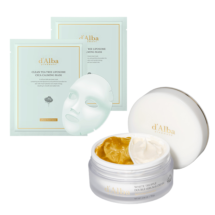 ダブルセラム&クリーム+シカマスクセット【数量限定】: コスメ