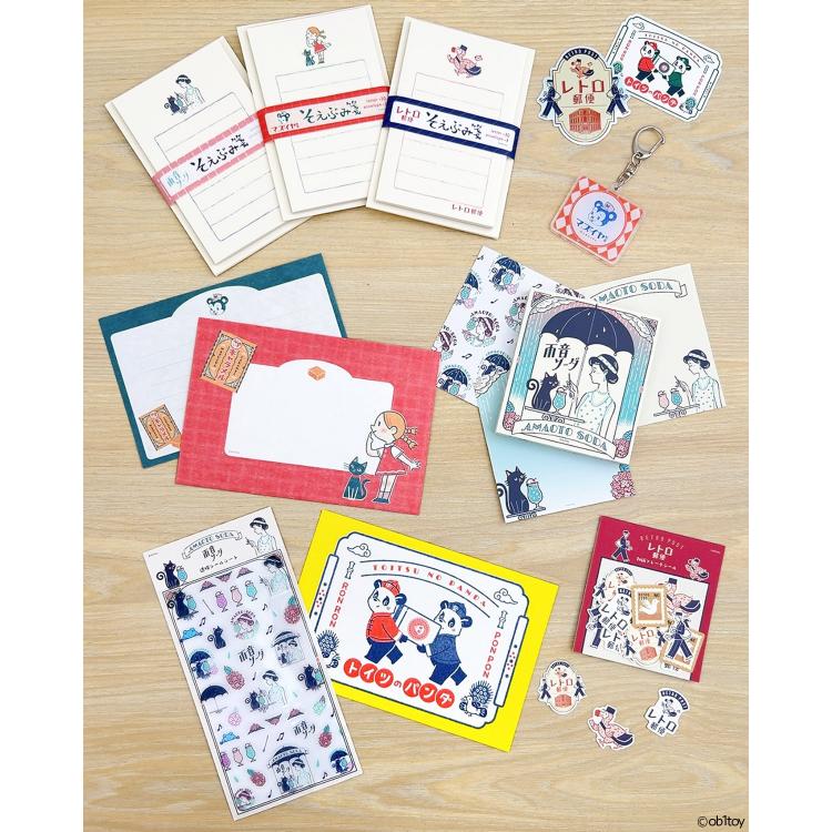 レトロポストカード オビワン トイツのパンダ(トイツのパンダ