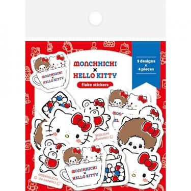 モンチッチ×ハローキティ50周年 フレークシール スタンダードA