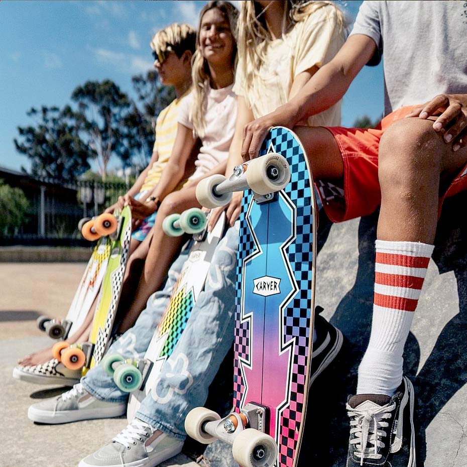 Carver Surf Skate: 37” Bing Continental - CalStreets BoarderLabs