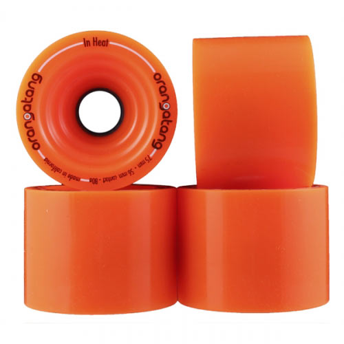 Orangatang In Heat 75mm 80a ORANGE - CalStreets BoarderLabs