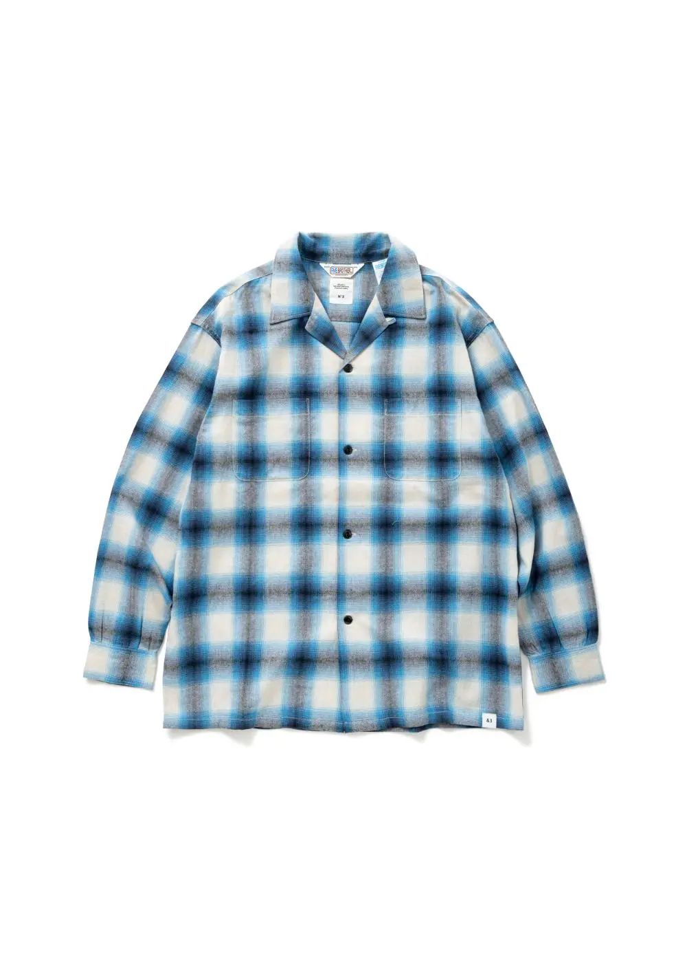 BEDWIN & THE HEARTBREAKERS - FIVE BROTHER Ex. L/S CHECK SHIRT 