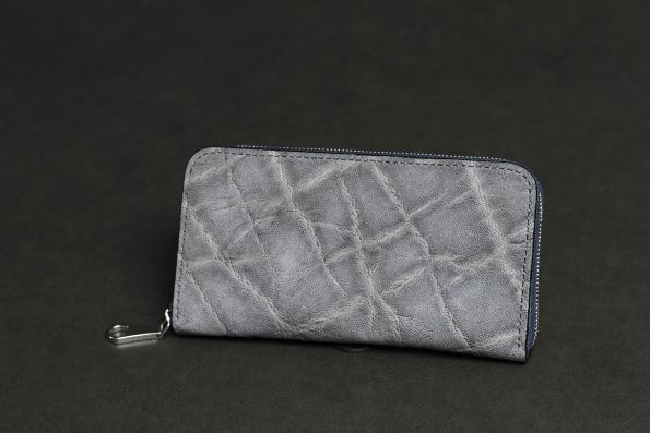 ラウンドジップ】 スタンダード エレファント（象革） SLW037 | STOCK