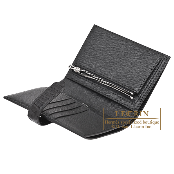 エルメス ベアンコンパクトモノクローム ソーブラック ブラック