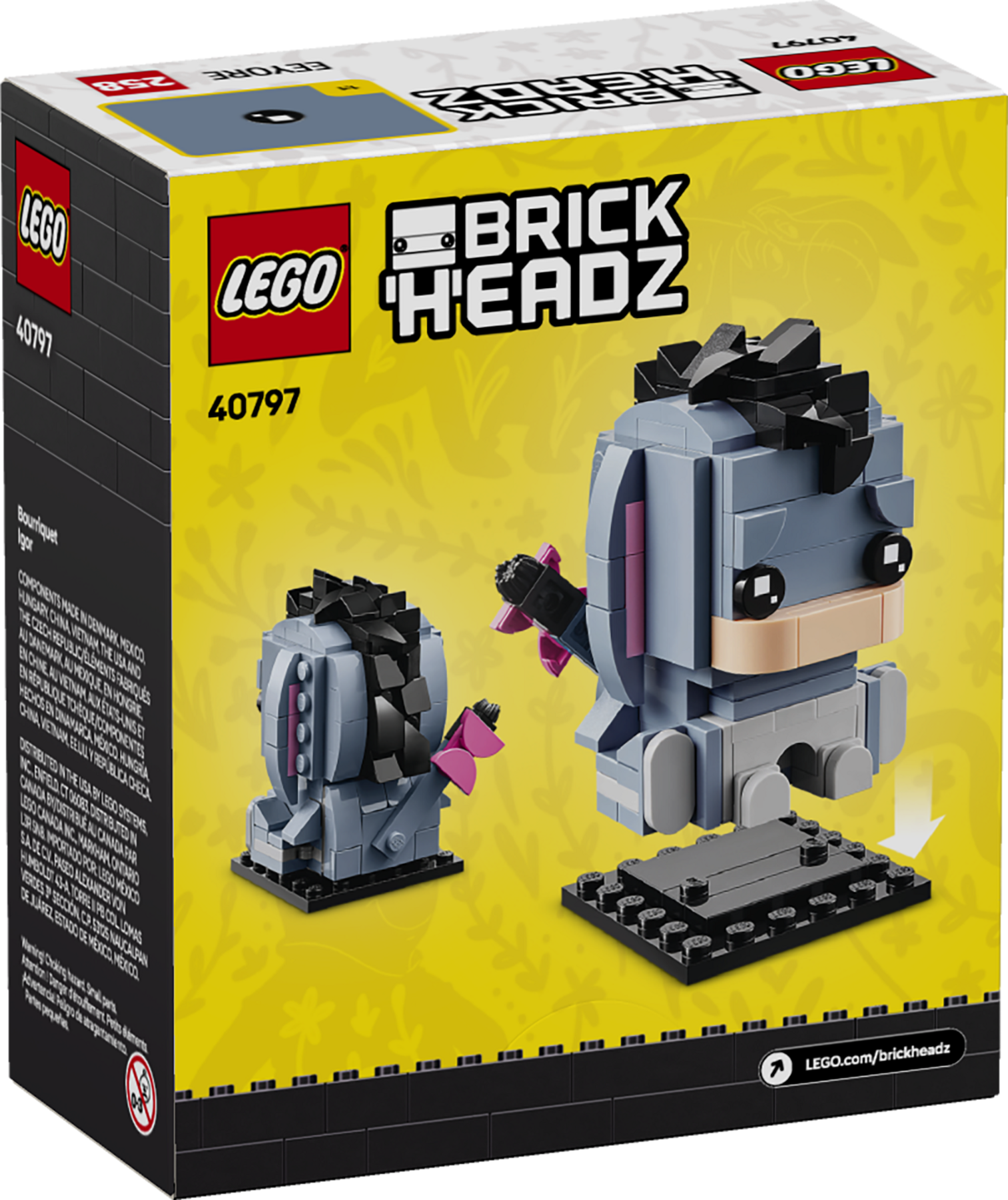 Eeyore 40797 | BrickHeadz | Buy online at the Official LEGO® Shop IT