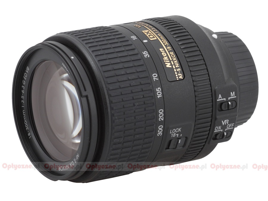 Nikon Nikkor AF-S DX 18-300 mm f/3.5-6.3G ED VR review - Build