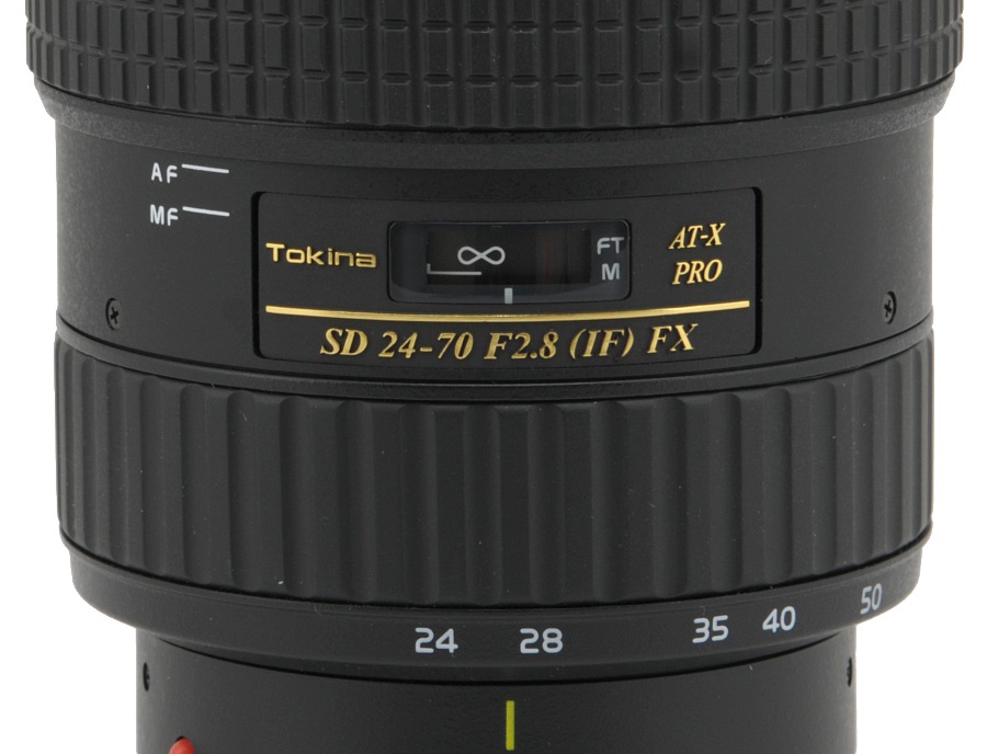 Tokina AT-X PRO FX SD 24-70 mm f/2.8 (IF) review - Build quality
