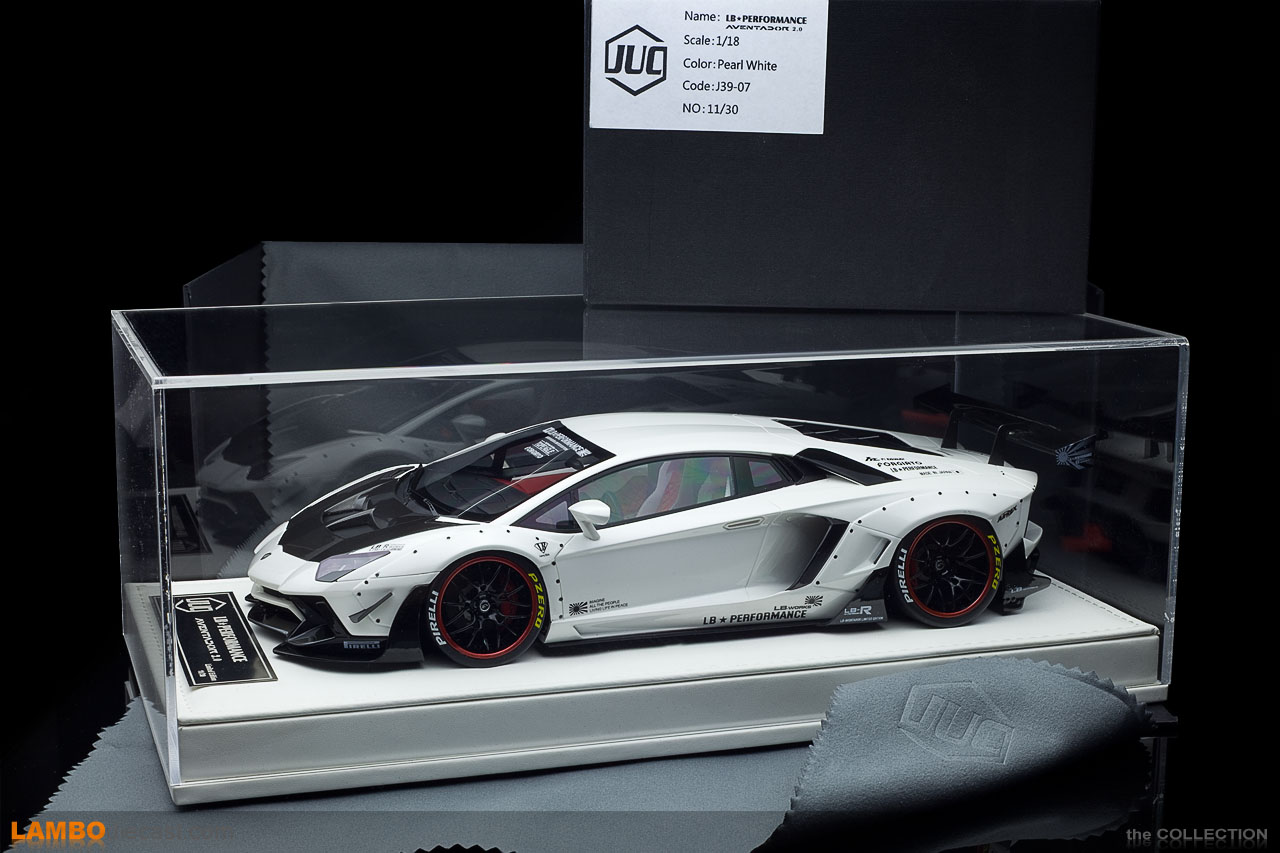 The 1/18 Lamborghini Aventador LB-Works Limited from JUC, a review