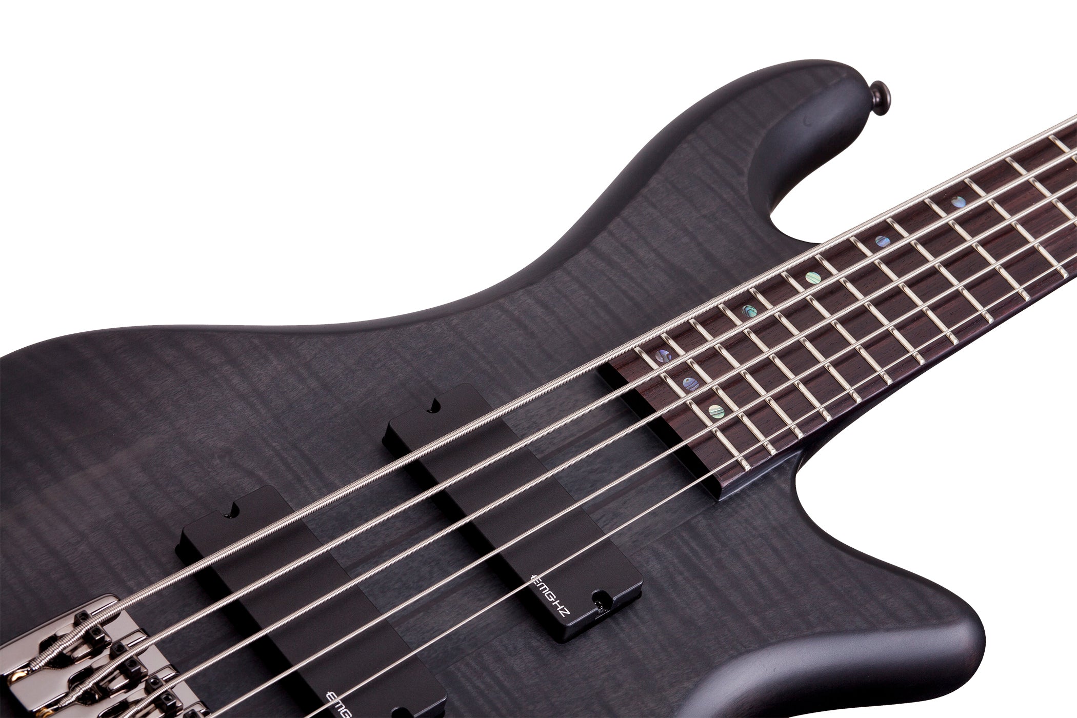 Schecter STILETTO-STU-5-STBLS See Thru Black 5 String Bass with