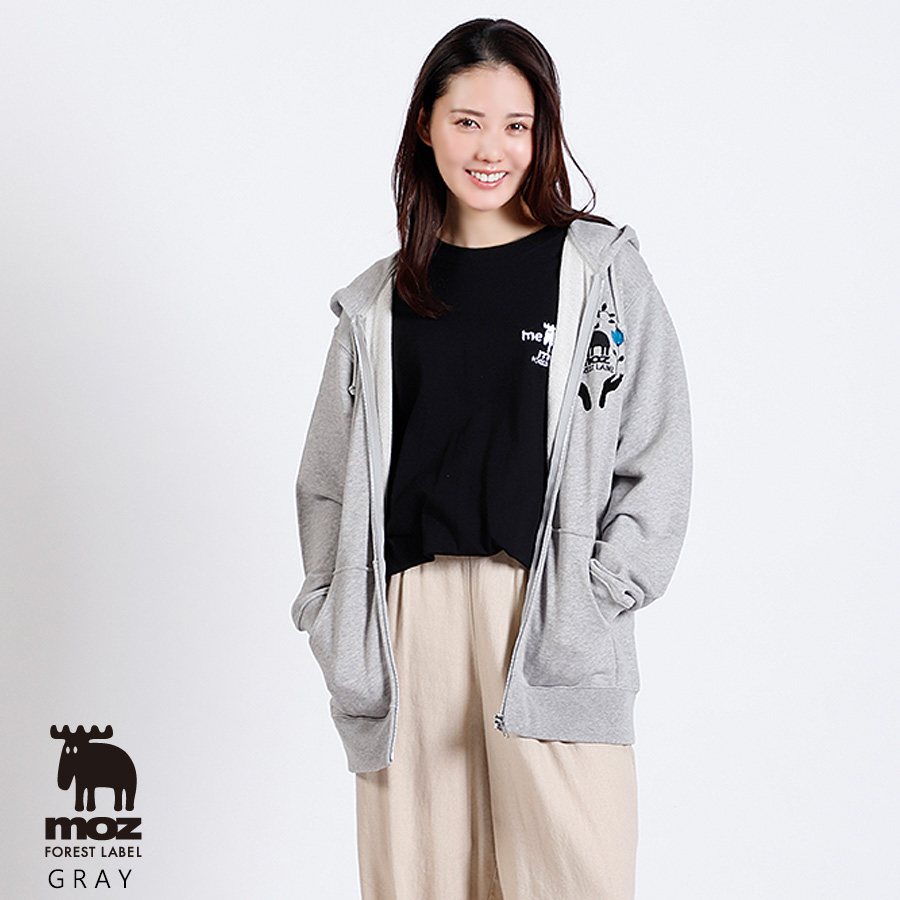北香那×moz FOREST LABEL コラボZIPパーカー