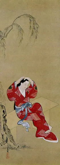 柳下腰掛美人図 – MOA美術館 | MOA MUSEUM OF ART