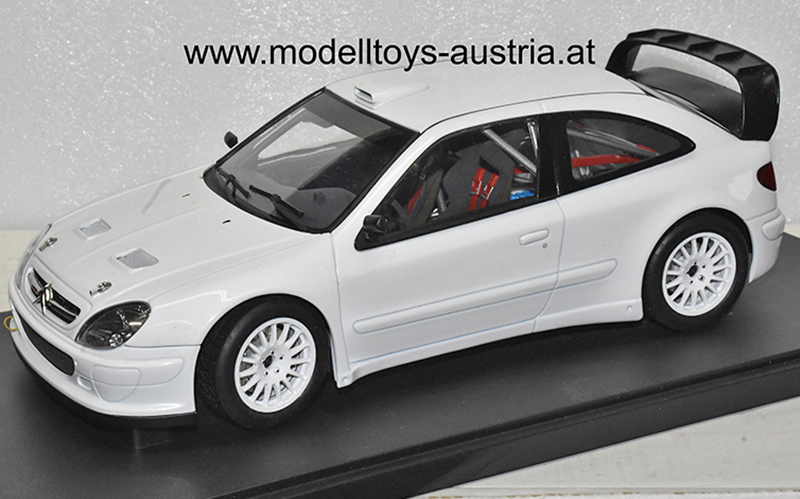 Citroen Xsara WRC 2004 PLAIN BODY Version white 1:18, Modelltoys