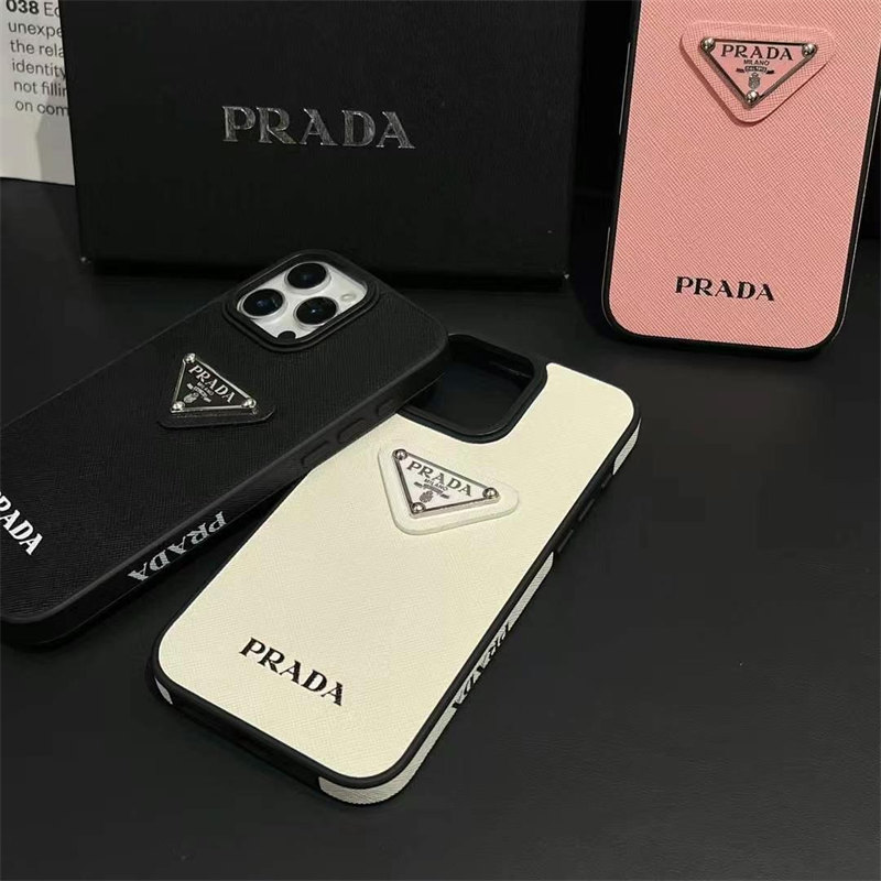 スマホケース プラダ サフィアーノレザー prada iphone16 ケース