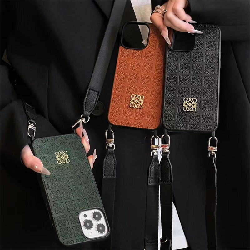 ロエベ iphone17ケース ショルダー LOEWE携帯ケース iphone16/15pro