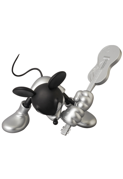 MEDICOM TOY - VCD MICKEY MOUSE ROEN GUITAR Ver.（BLACK & SILVER）