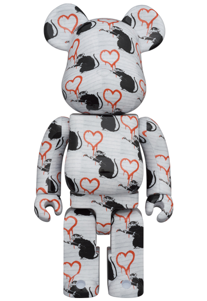 MEDICOM TOY - BE@RBRICK LOVE RAT 100％ & 400％